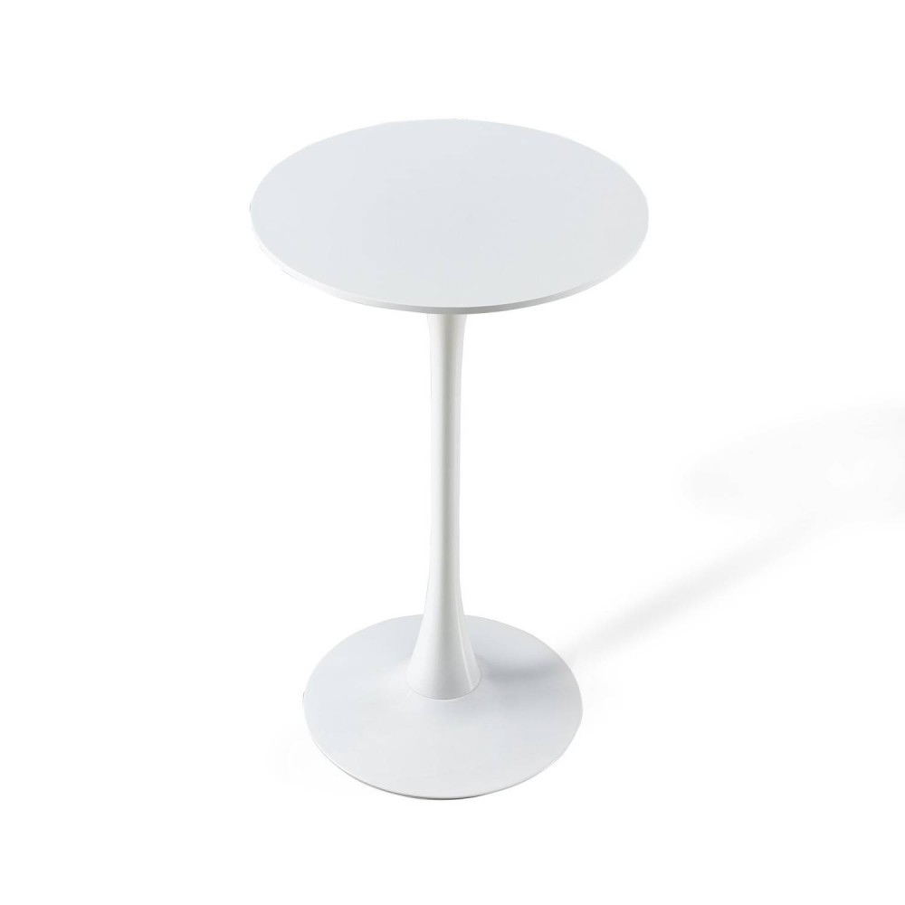 MESA ALTA IBIZA WHITE Ø60 CM - Tables de bar 
