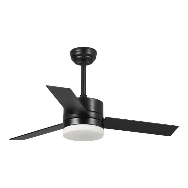VENTILATEUR A 3 PALES EN BOIS LED 16W AINSA NOIR 2
