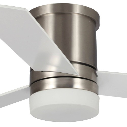 VENTILADOR 3 PALAS LED 18W INDRA NÍQUEL - Ventilateur de plafond 