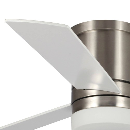 VENTILADOR 3 PALAS LED 18W INDRA NÍQUEL - Ventilateur de plafond 