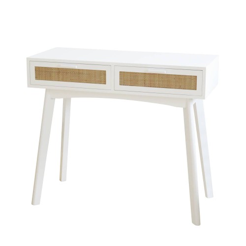 BUREAU CONSOLE TESVA BLANC