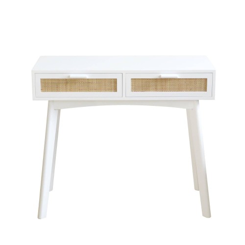 BUREAU CONSOLE TESVA BLANC - Tables de bureau 