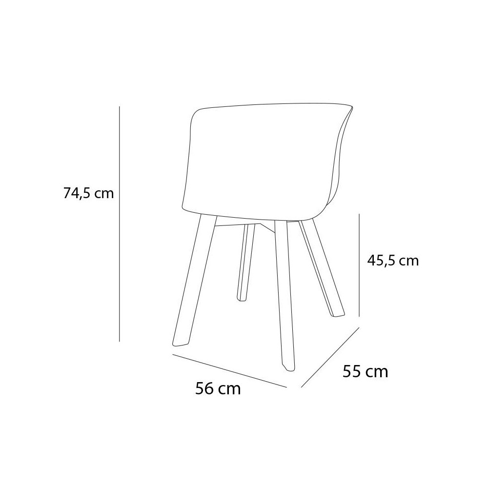 FAUTEUIL WINTER WOOD BLACK - Fauteuils 