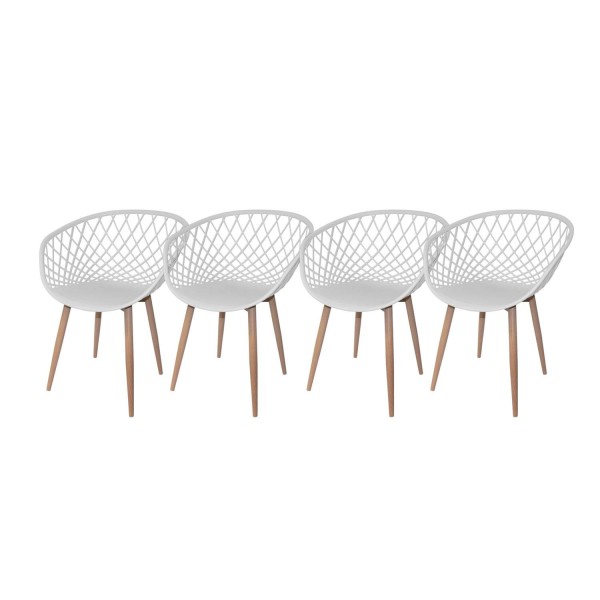 PACK 4 FAUTEUILS WANDA - Packs de Chaises 