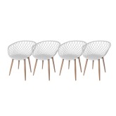 PACK 4 FAUTEUILS WANDA - Packs de Chaises 