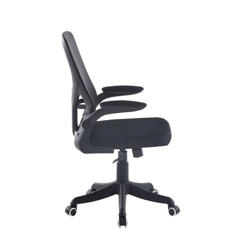 CHAISE DE BUREAU  À ROULETTES NOIRE STUDIO - Chaises de bureau et de gaming 