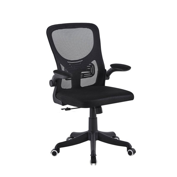 CHAISE DE BUREAU  À ROULETTES NOIRE STUDIO - Chaises de bureau et de gaming 