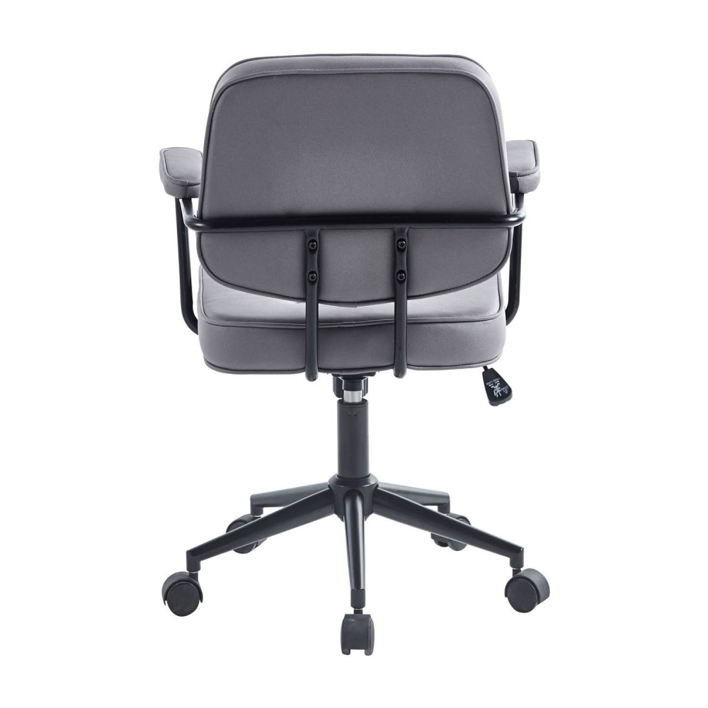 CHAISE DE BUREAU FELICITY GRIS FONCÉ - Chaises de bureau 