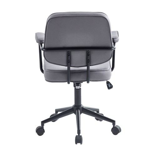 CHAISE DE BUREAU FELICITY GRIS FONCÉ - Chaises de bureau 