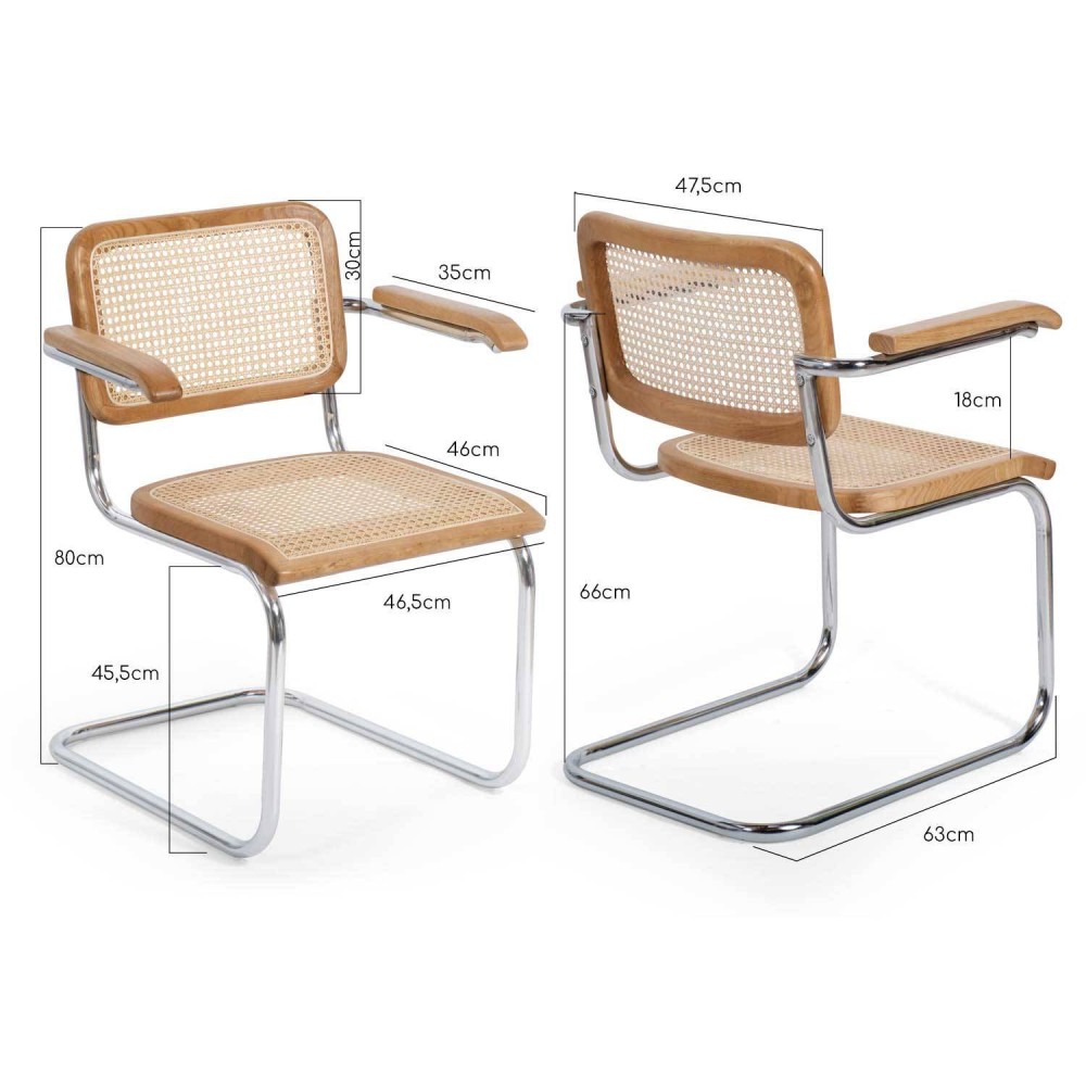 CHAISE SKOL AVEC ACCOUDOIRS