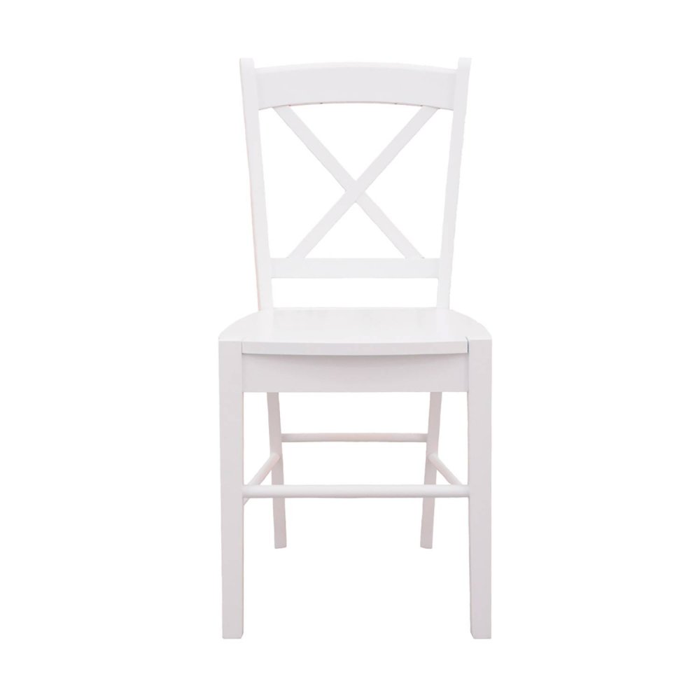 CHAISE EN BOIS ADELINE BLANCHE