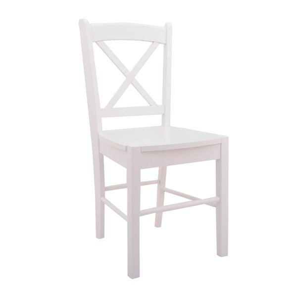 CHAISE EN BOIS ADELINE BLANCHE