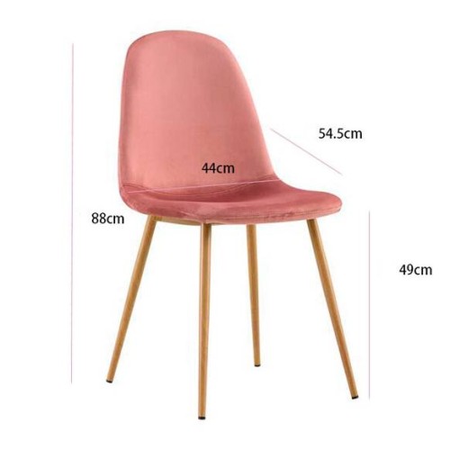 CHAISE CORO VELVET NATURE - Chaises 