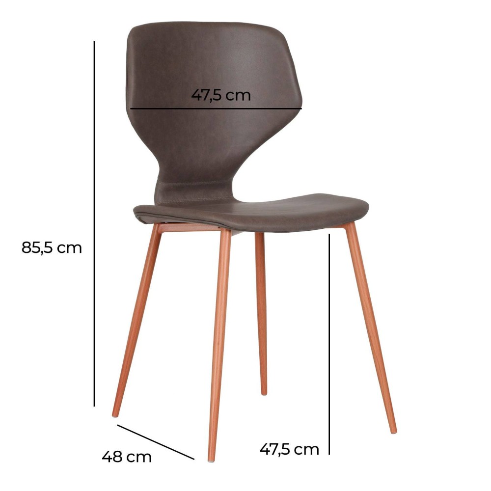 CHAISE NORDIQUE VORA REMBOURRÉE - Chaises 