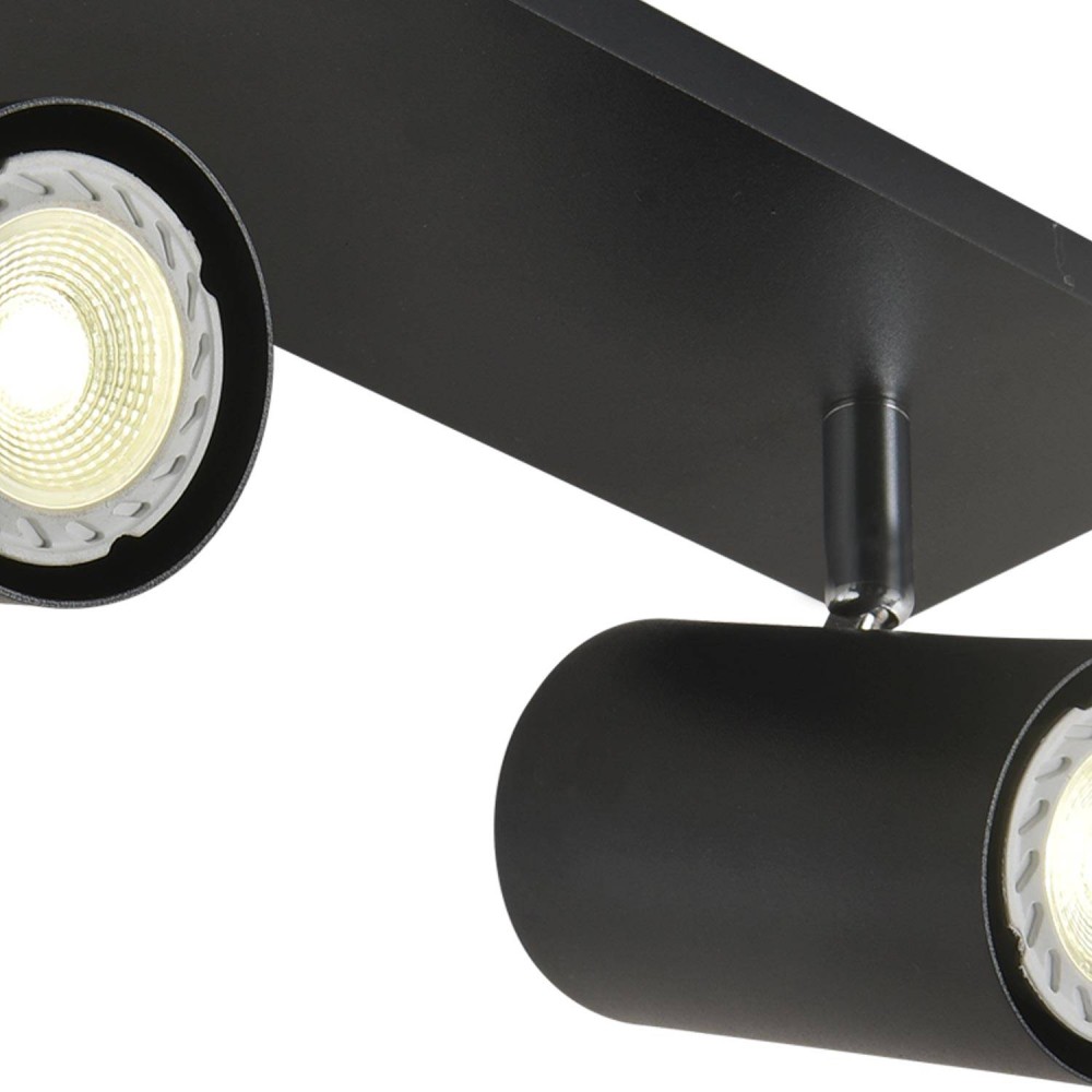 SPOT 2 LUMIÈRES NOIR MADDOX - Suspension 