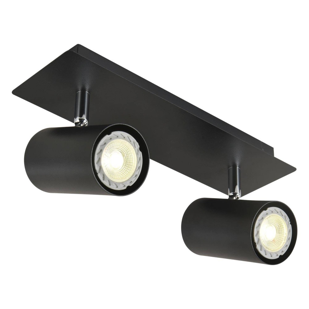 SPOT 2 LUMIÈRES NOIR MADDOX - Suspension 