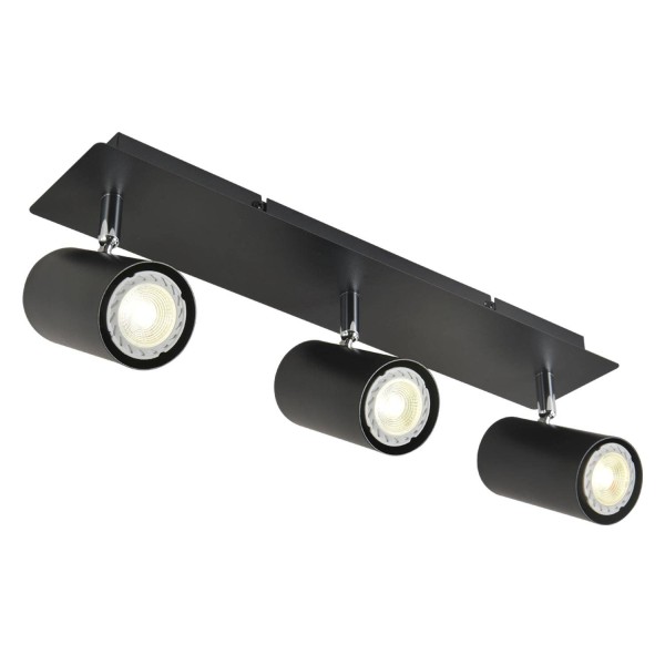 SPOT 3 LUMIÈRES NOIR MADDOX - Suspension 