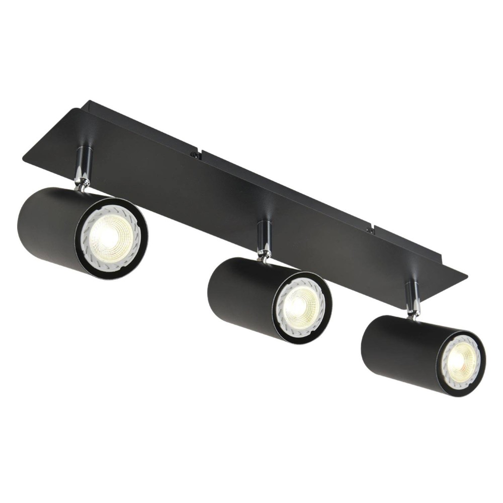 SPOT 3 LUMIÈRES NOIR MADDOX - Suspension 