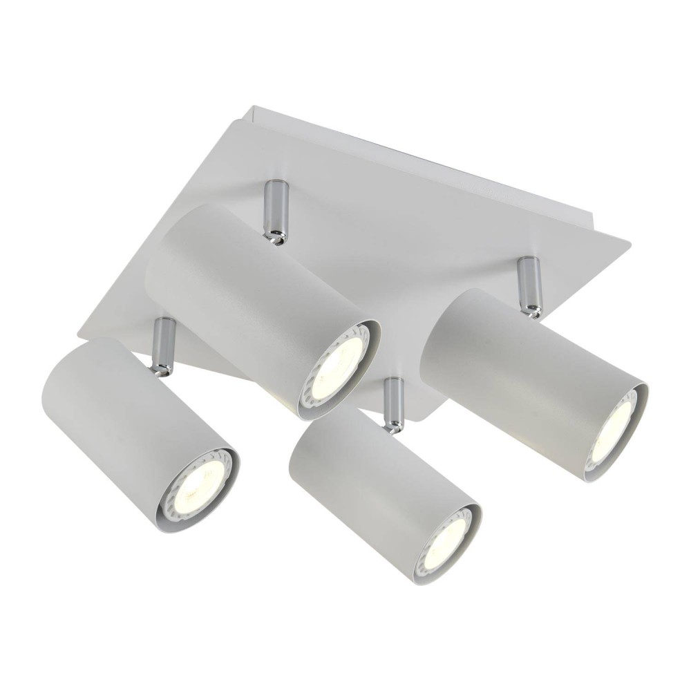 PLAFONNIER 4 LUMIÈRES BLANC MADDOX - Suspension 