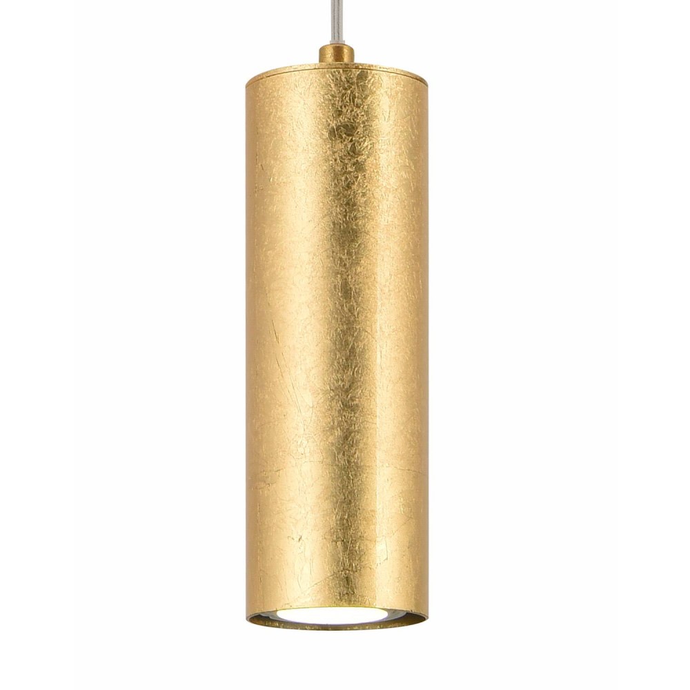 LAMPE SUSPENDUE 1 LUMIÈRE FEUILLE D'OR MADDOX - Suspension  LAMPE SUSPENDUE 1 LUMIÈRE FEUILLE D'OR MADDOX - Suspension