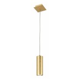 LAMPE SUSPENDUE 1 LUMIÈRE FEUILLE D'OR MADDOX - Suspension 