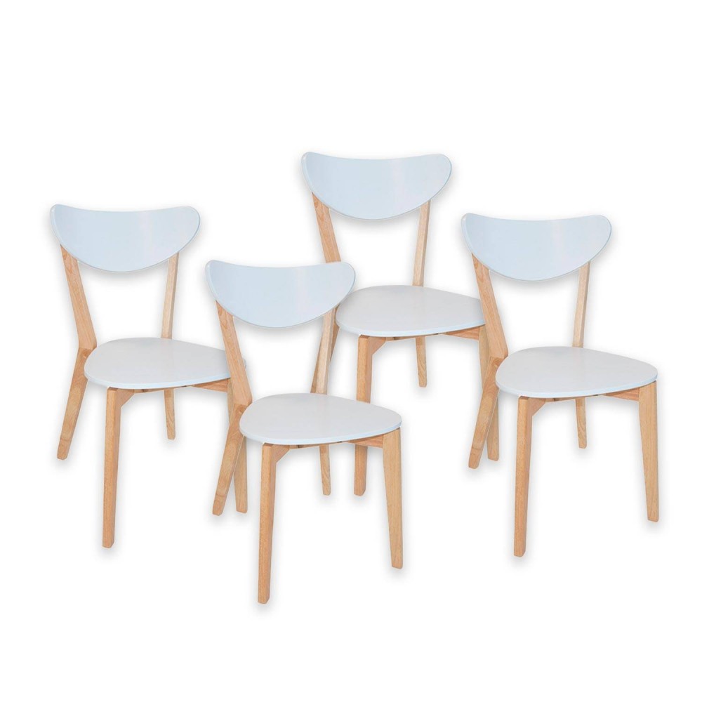 ENSEMBLE DE 4 CHAISES TIGA - Packs de Chaises 