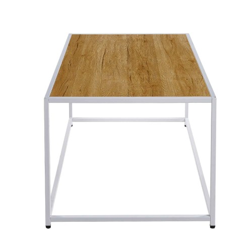TABLE BASSE BLANCHE SEAFORD 122CM - Accueil 