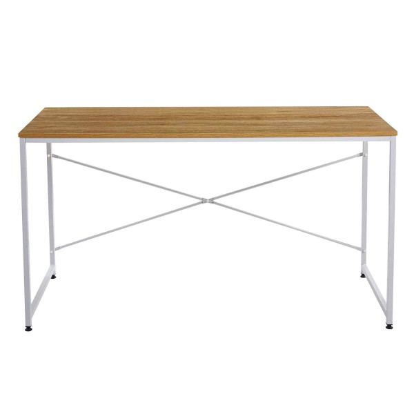 BUREAU BLANC SEAFORD 140 CM - Tables de bureau  2