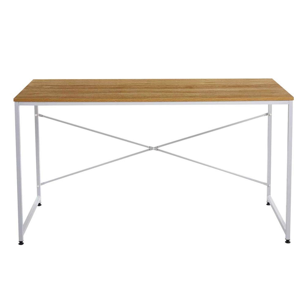 BUREAU BLANC SEAFORD 140 CM - Tables de bureau 