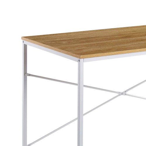BUREAU BLANC SEAFORD 140 CM - Tables de bureau 