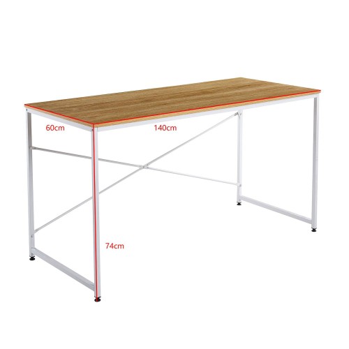 BUREAU BLANC SEAFORD 140 CM - Tables de bureau 