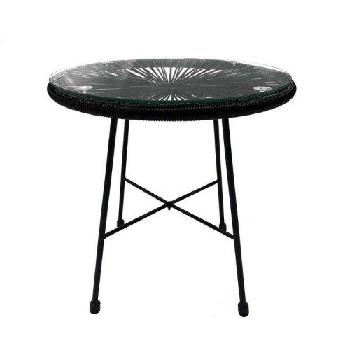 TABLE BASSE ACAPULCO BLACK Ø 50 - Tables de Extérieur 