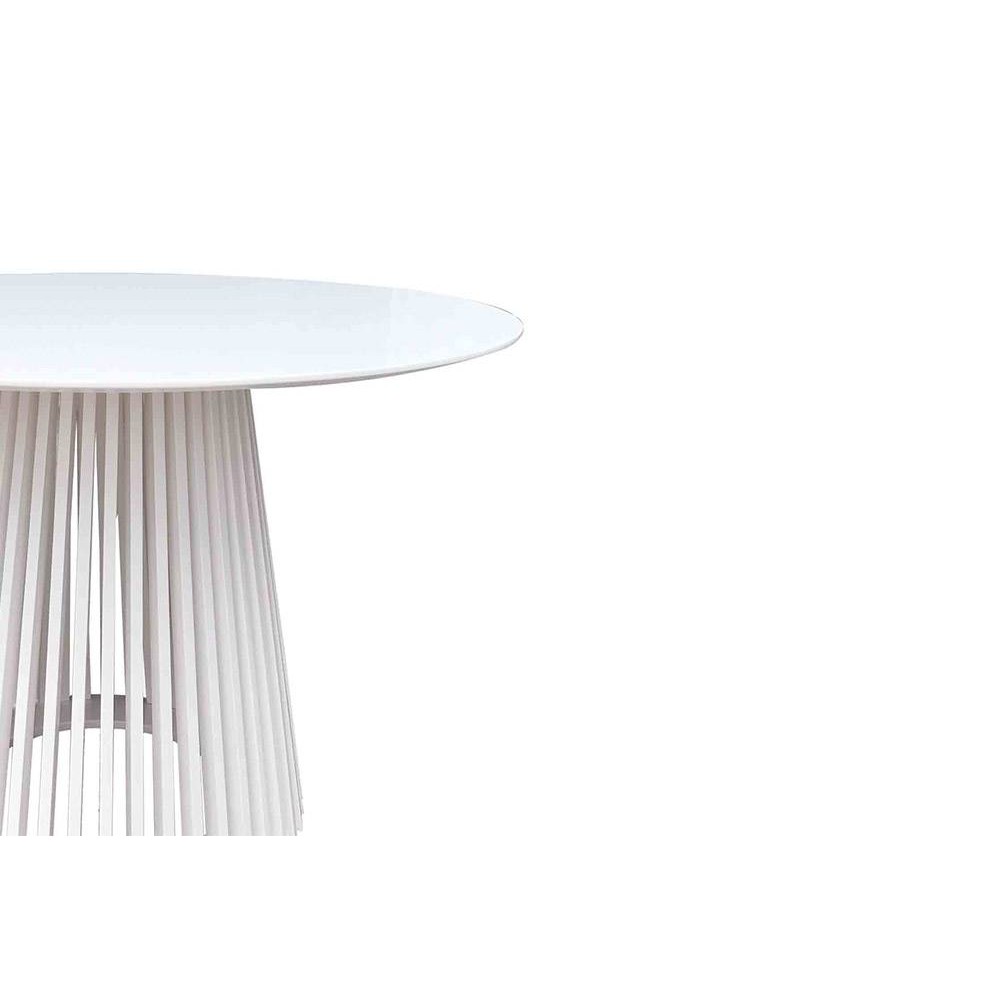 TABLE DE SALLE À MANGER TUB BLANC - Tables rondes 
