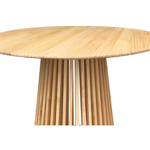 TABLE DE SALLE À MANGER EN BAIGNOIRE NATURELLE - Tables rondes 