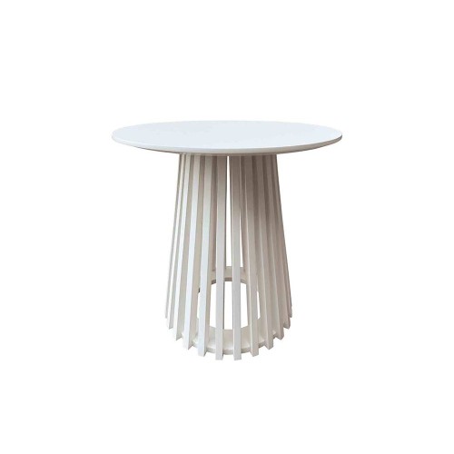 TABLE BASSE EN FORME DE BAIGNOIRE BLANCHE - Table basse 