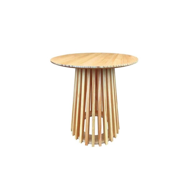 Table basse Tina naturelle Ø50 cm | UKUKHOME 2