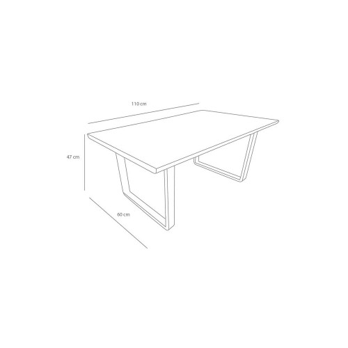 TABLE BASSE ROSS BLANC - Table basse 