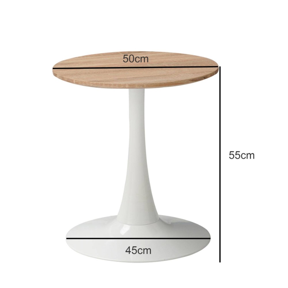 TABLE D'ANGLE IBIZA BLANCHE - Tables auxiliaires 
