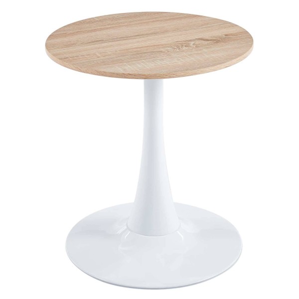 TABLE D'ANGLE IBIZA NATURE BLANC - Table basse  2