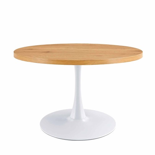 TABLE ODEON NATURE WHITE 110 Ø - Tables rondes 