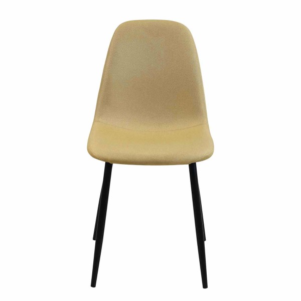 CHAISE DE CHŒUR EN CAPITONNÉ NOIR - Chaises Nordiques  2