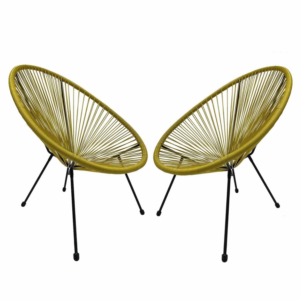 PACK 2 CHAISES ACAPULCO JAUNES - Packs de Chaises 