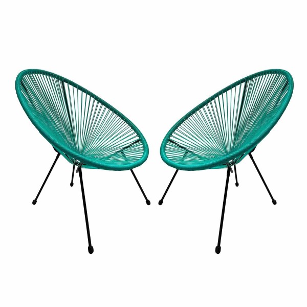 PACK 2 CHAISES ACAPULCO TURQUOISE - Packs de Chaises 