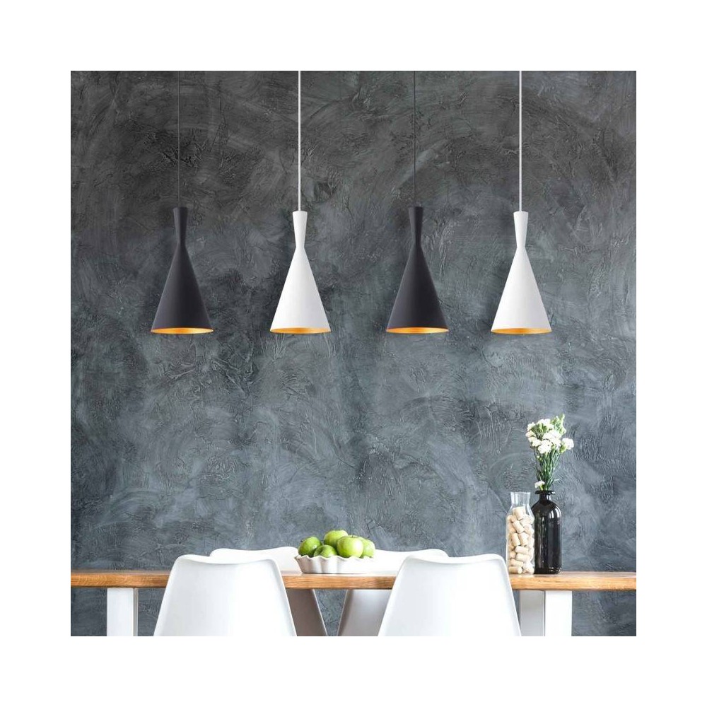 LAMPE SUSPENDUE 1 LUMIÈRE BLANCHE BELL - Suspension 