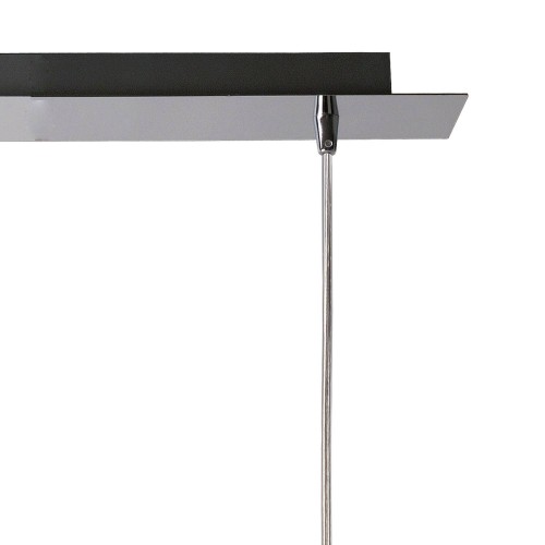 LAMPE SUSPENDUE 4 LUMIÈRES AMBRE HUBA - Suspension 