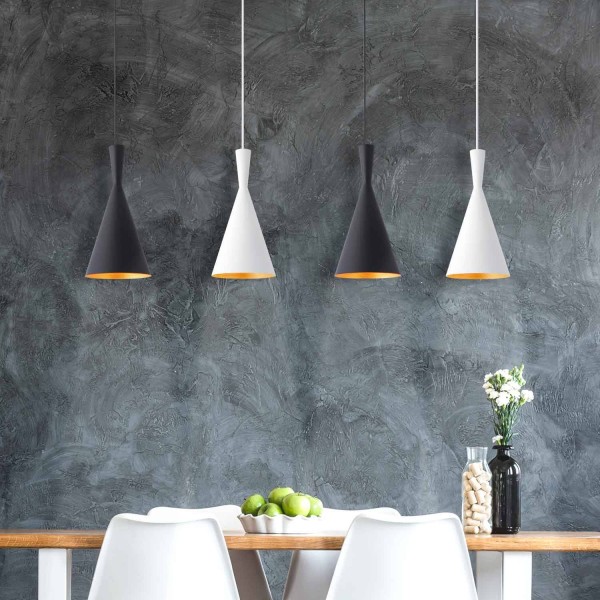 LAMPE SUSPENDUE 1 LUMIÈRE NOIR BELL - Suspension  2