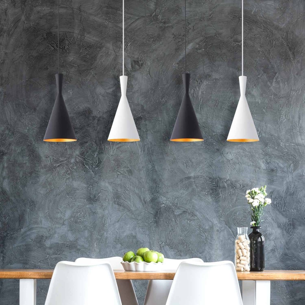 LAMPE SUSPENDUE 1 LUMIÈRE NOIR BELL - Suspension 