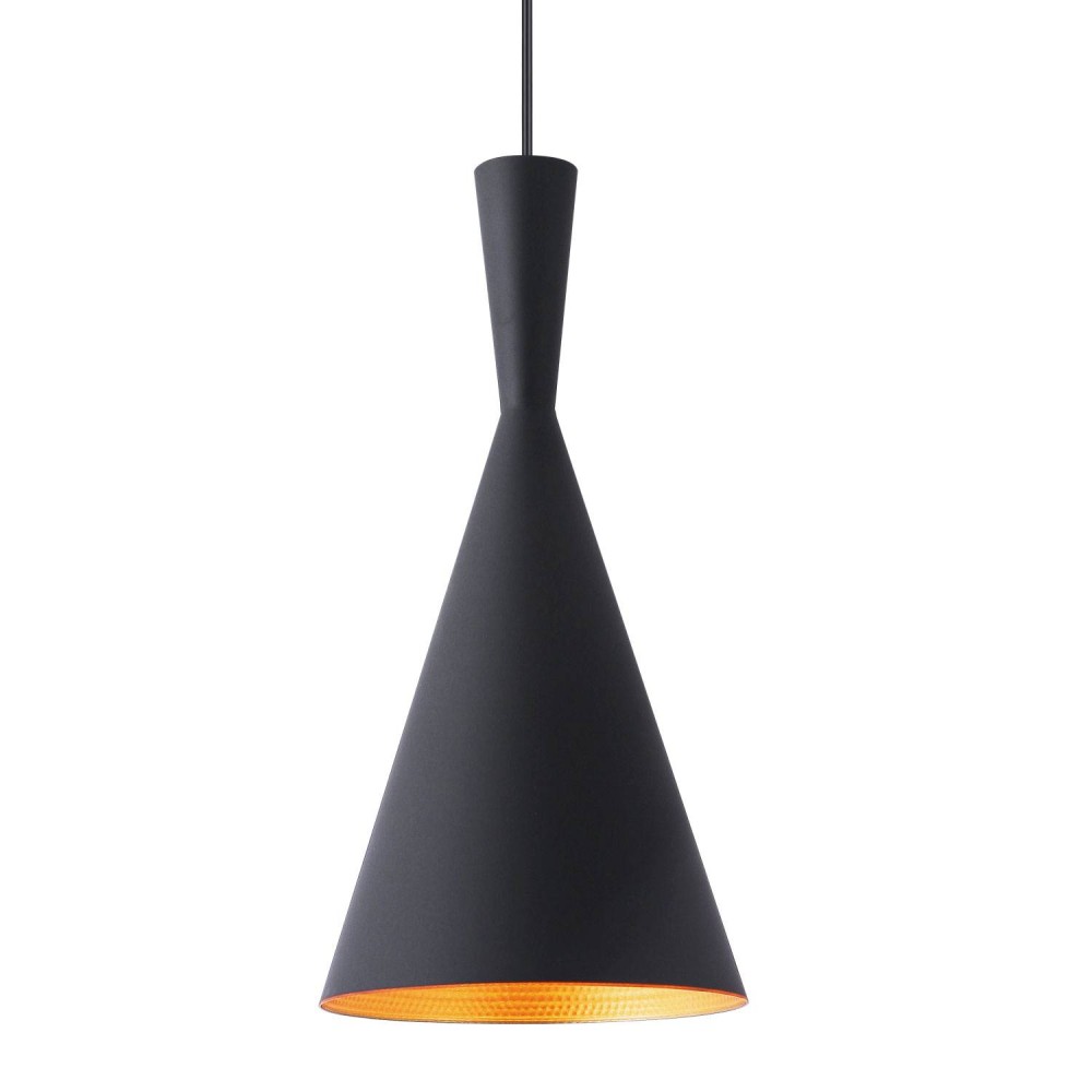 LAMPE SUSPENDUE 1 LUMIÈRE NOIR BELL - Suspension 