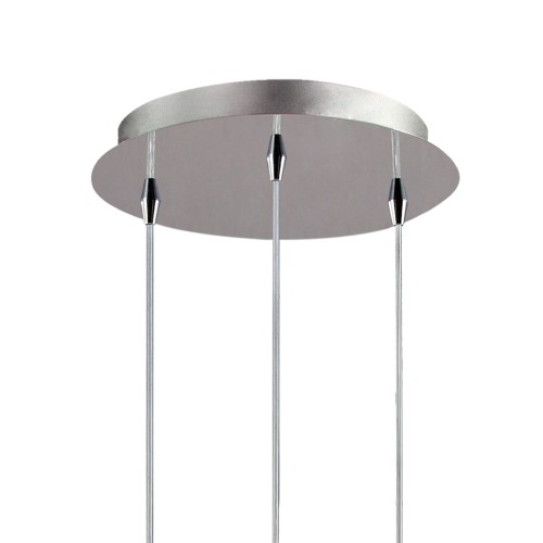 LAMPE SUSPENDUE 3 LUMIÈRES AMBRE HUBA - Suspension 