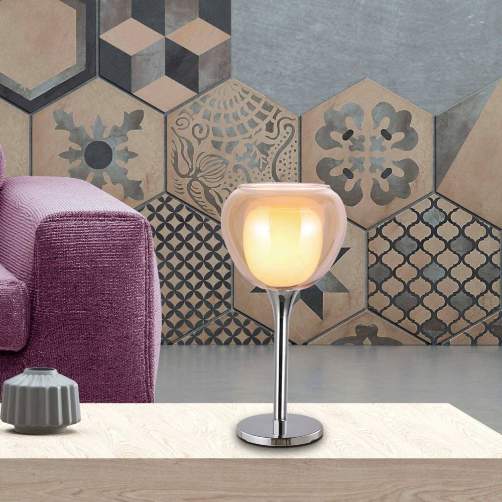 LAMPE DE TABLE 1 LUMIÈRE AMBRE HUBA - Lampes de table 